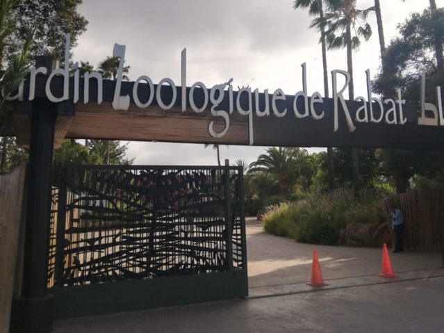 モロッコ、ラバト動物園のゲート